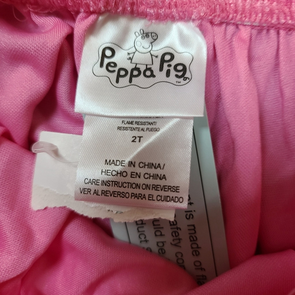 Peppa Pig Pajama Bottoms with Tutu Skirt 2T - Picture 4 of 7
